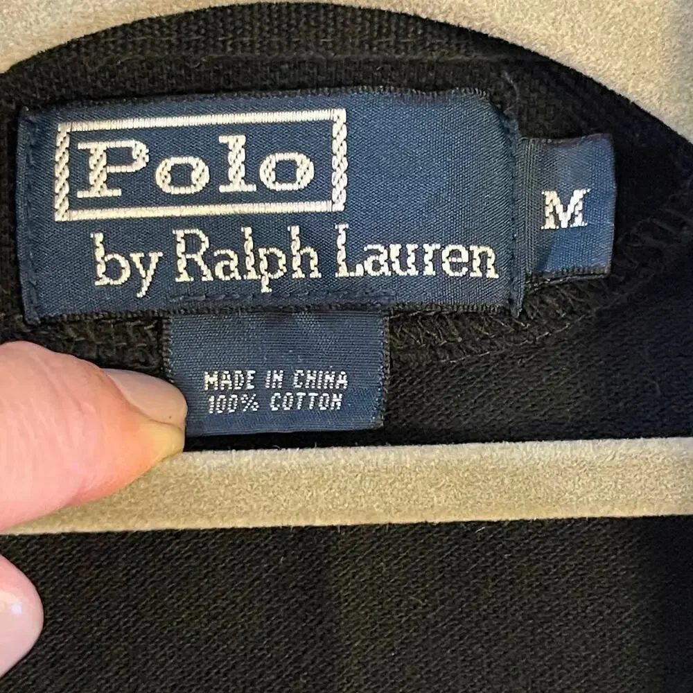 Ralph Lauren Men's Logo Long Sleeves Polo Shirt Size Medium
